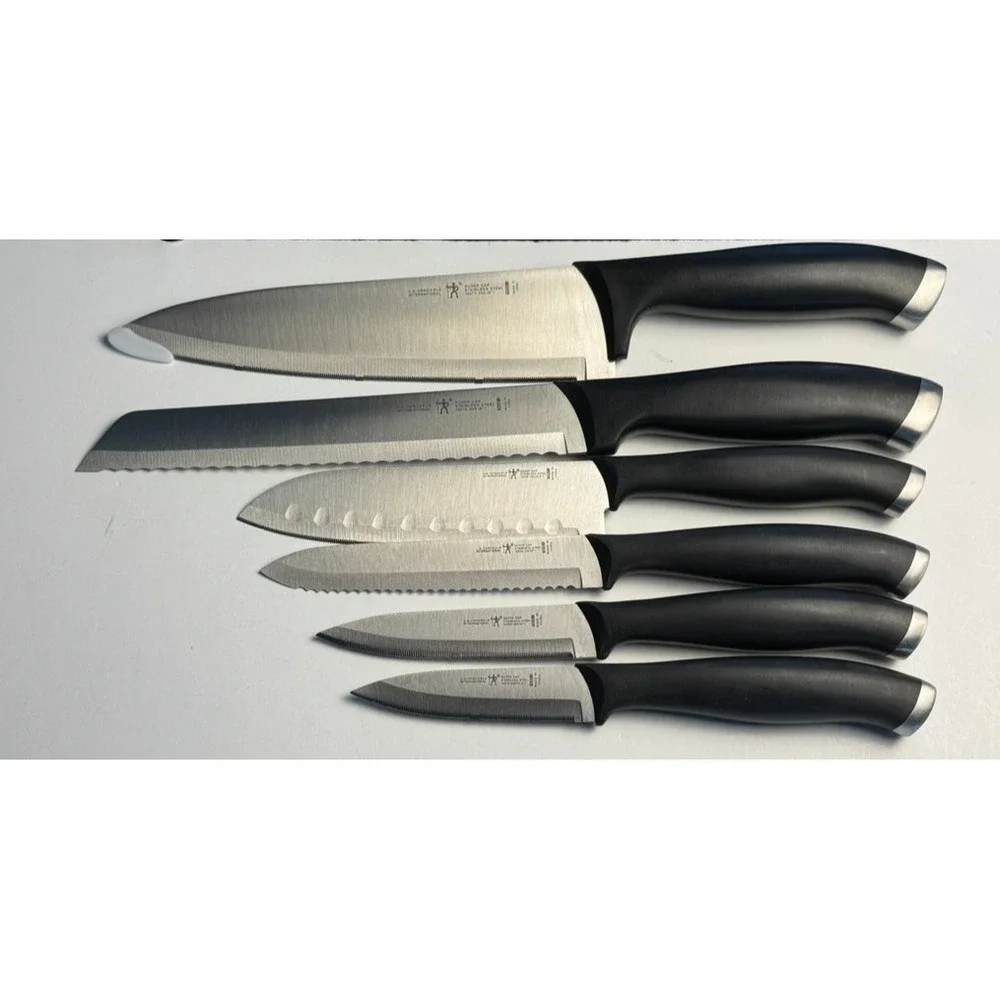 HENCKELS International Silvercap 6-Piece Starter Knife Set MICRO Serrated Edge